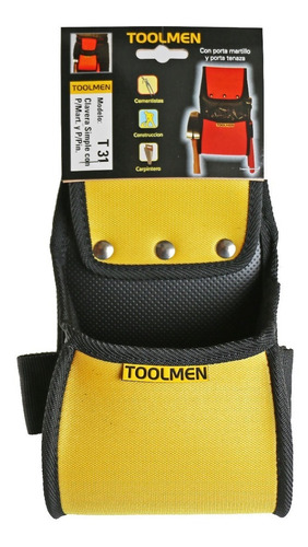 Imagen 6 de 8 de Clavera Constructor Carpintero Porta Martillo Toolmen T31