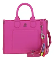 Comprar Bolso Satchel Barbie Gorett Gia Color Rosa Para Dama Acabado De Los Herrajes Níquel Color Rosa Chicle Correa De Hombro Rosa Chicle Diseño De La Tela Liso