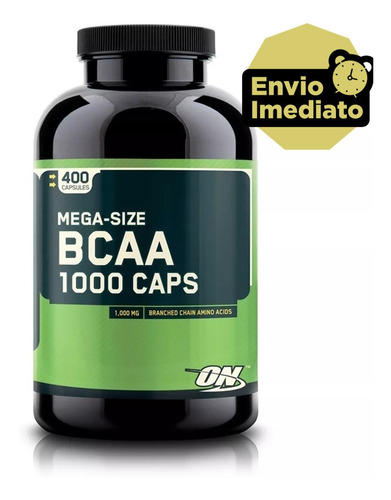 Bcaa Optimum Nutrition On 400 Caps Frete Grátis Importado