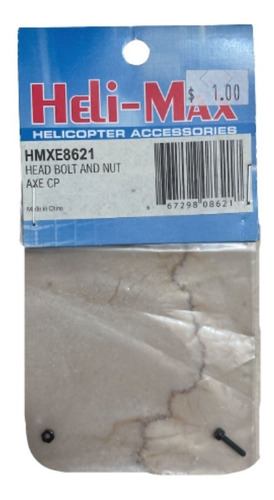 Heli-max Hmxe8621 Head Bolt And Nut Axe Cp