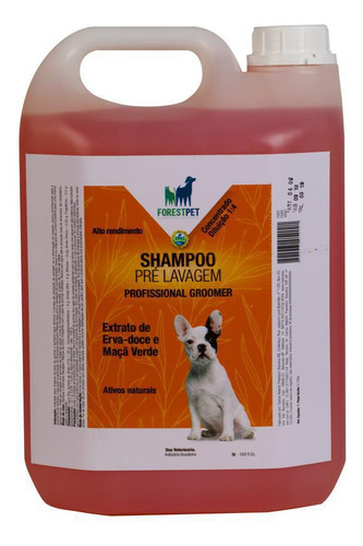 Shampoo Pré-lavagem Forest Pet 5 Litros