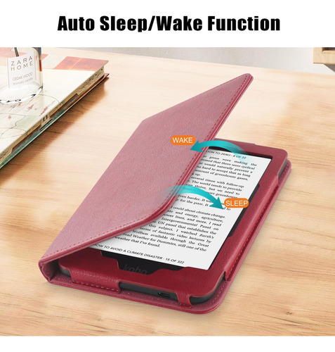 Funda Compatible Con El Lector Electrónico Kobo Clara Bw/col