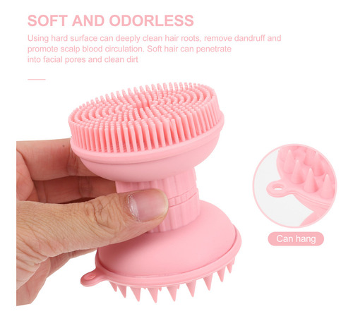 Cepillo De Baño Masajeador Para Limpieza Capilar