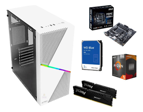 Pc Gamer Cpu Amd Ryzen 5 Ram 32gb Ddr4 256gb Ssd 2 Tb Hdd