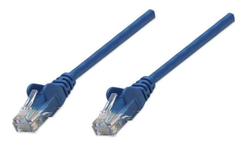 Cable Patch Cat 6 Utp 0.5f 0.15mts Intellinet Azul /v /vc