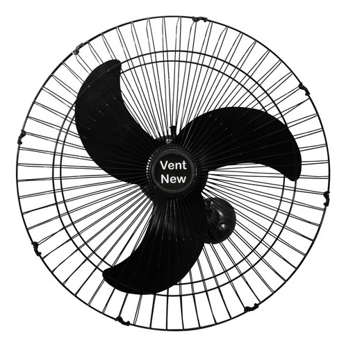 Ventilador Parede Oscilante 60cm Preto Ventnew 200w Bivolt Diâmetro 60 Cm Frequência 60hz Material Das Pás Plástico Quantidade De Pás 3 110v/220v