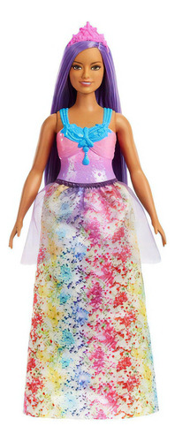 Boneca Barbie Princesas Cabelo Roxo - Mattel