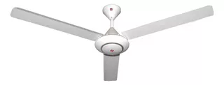 Ventilador de techo KDK Platillo blanco con 3 aspas de metal, 56" de diámetro 110 V - 120 V