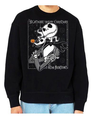 Buzo Jack Skellington Tim Burton  (negro:) Ideas Mvd