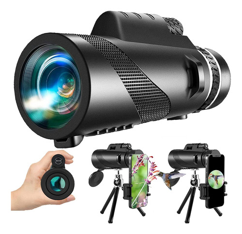 Monocular Telescopio 80x100 Adultos, Monoculares Compac...