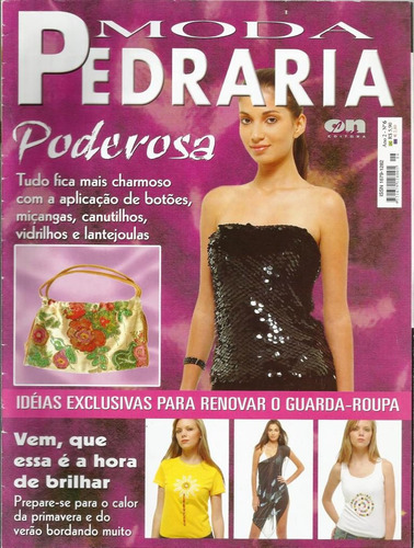 219 Rvt- Revista- Artes- Pedraria Poderosa- Bordado- Nº. 6