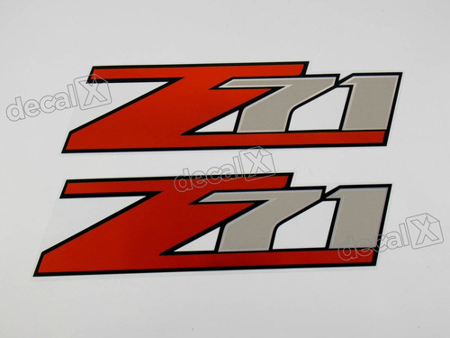 Imagem 1 de 3 de Emblema Adesivo Z71 Jeep Willys Renegade Cherokee Par Z71