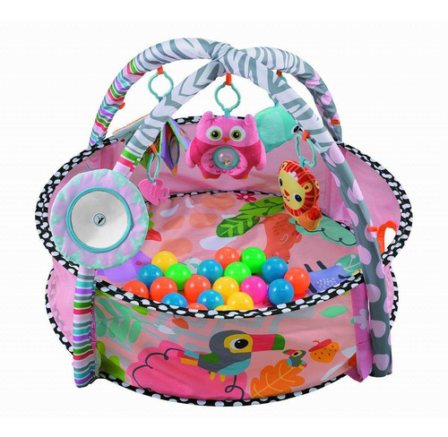 Tapete Ginásio Com Piscina De Bolinhas E Brinquedos Kitstar