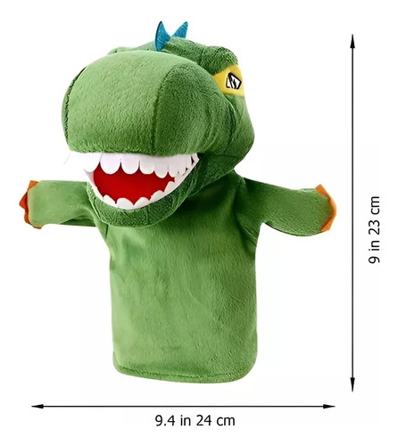 Puppet Puppets Hand Dinosaur Gluve Tecido, PelĂșcia Infantil