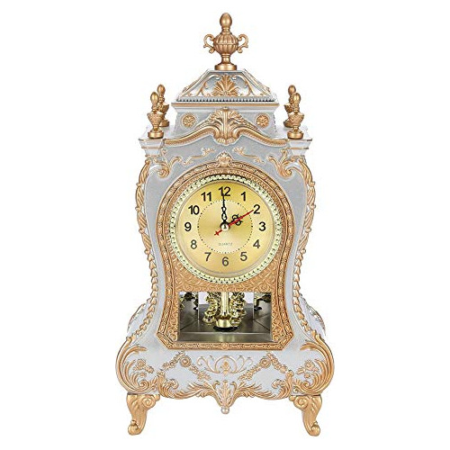 Kudoo Reloj De Escritorio De Estilo Vintage, Reloj De Repisa