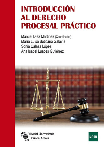 INTRODUCCIÃÂN AL DERECHO PROCESAL PRÃÂCTICO, de Boticario Galavís, María Luisa. Editorial Universitaria Ramon Areces, tapa blanda en español