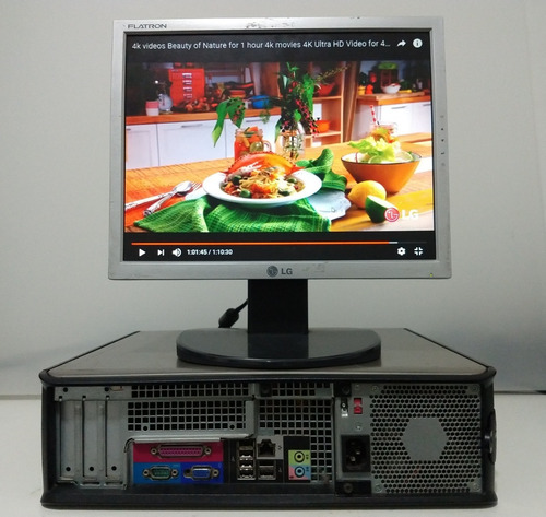 Imagem 4 de 4 de Computador Dell Core 2 Duo+ssd 120 +monitor 15+mouse+teclado