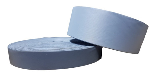 Cinta Reflex Económica Tela Gris 2 Pulgadas X 10 Metros