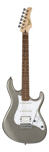 Guitarra eléctrica Cort G Series G250 de tilo silver metallic con diapasón de jatoba