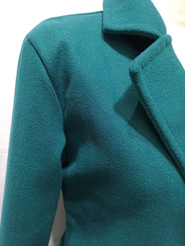 Blazer Saco Tapado Paño Elastizado Abrigo Talle Grande
