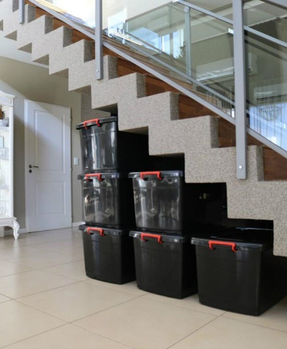 Imagen 6 de 9 de Caja Herramientas Plastica Organizador Cocina 95 Lts. Ruedas