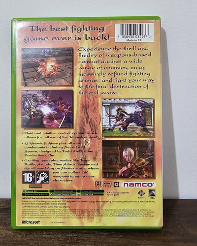 Soul Calibur 2 - Juego Original Xbox Classic (Usado)