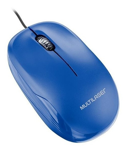 Mouse Box Optico Azul Usb  Multilaser- Mo293 Envio Rapido
