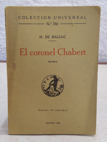 El Coronel Chabert Balzac