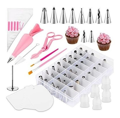  Kit Pasteleria Decoracion Pasteles 83 Piezas Principiantes