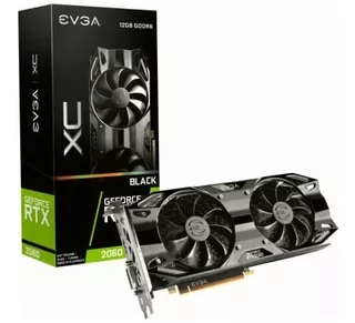 Evga Geforce Rtx 2060 12gb Xc Black Gaming, 12g-p4-2261-kr,