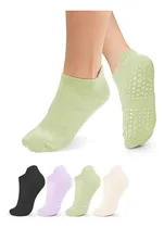 Comprar 4 Pares De Calcetines De Yoga,calcetines Antideslizantes