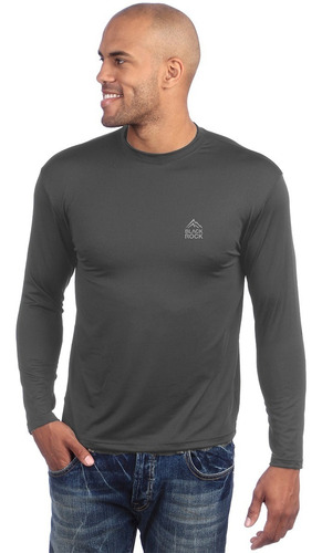 Imagen 3 de 5 de Camiseta Remera Térmica Frizada Black Rock