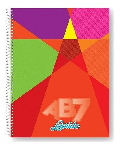 Cuaderno Laprida Ab7 21/27 Espiral 100 Hjs Cuadriculado X 5u