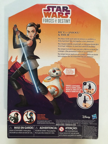 Rey Con Bb8 Forces Of Destiny Muñeca 12 Pulgadas Bb-8 (Usado)