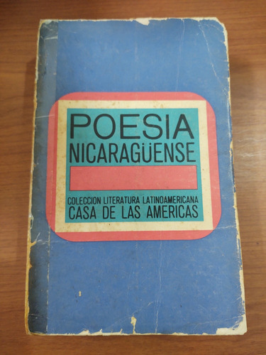 Poesía Nicaragüense. Casa De Las Américas. Ernesto Cardenal 