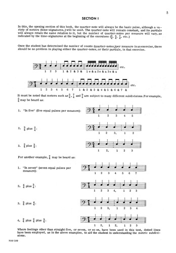 Odd Time Reading Text, For All Instruments.