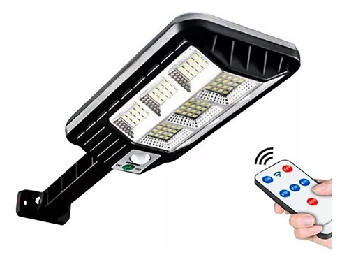 Foco Solar 120 Led Luminaria Panel Sensor Remoto.