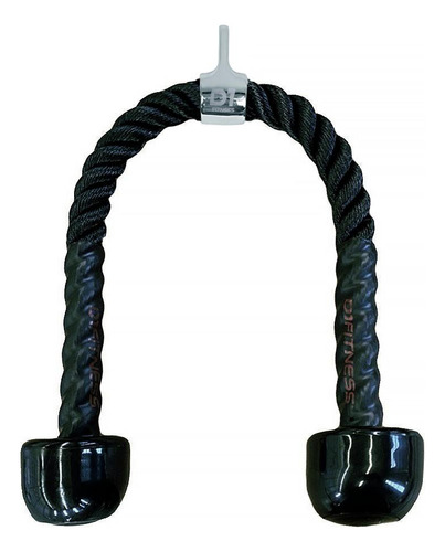 Kit 3 Puxadores Corda Pulley Triceps Crossover Emborrachado