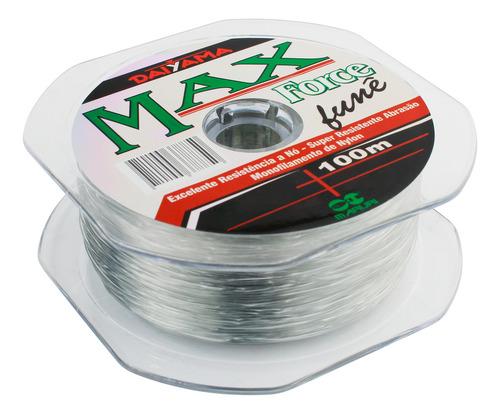 Linha Monofilamento Max Force Fume 0,70mm 100m - Maruri
