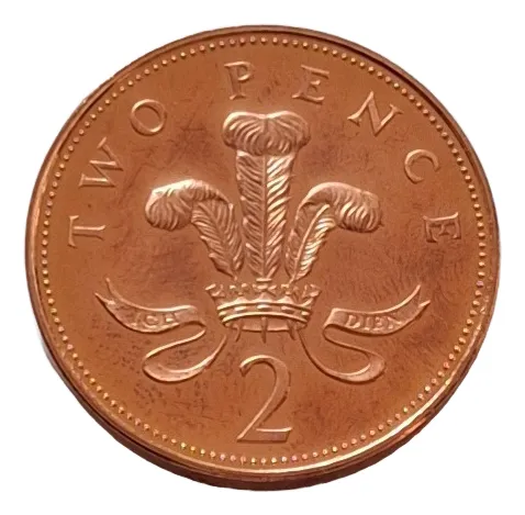 Moneda De Reino Unido, 2 Pence, Año 2004, Estado Unc (Usado)