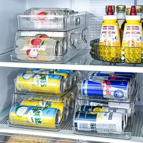 Organizador De Latas De Bebidas Para Refrigerador, Dispensad