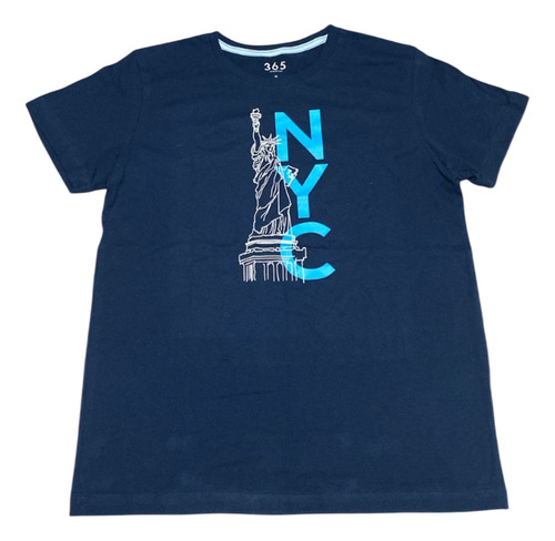 Playera Hombre Estampado Moda Basic