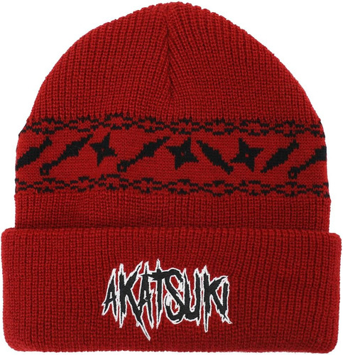 Bioworld Naruto Akatsuki Símbolo Adulto Gorro Canalé Rojo