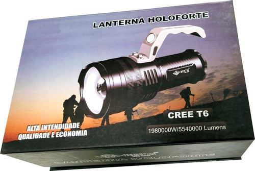 Lanterna Tatica Holofote Led 3240000 Lumens Potente + Brinde