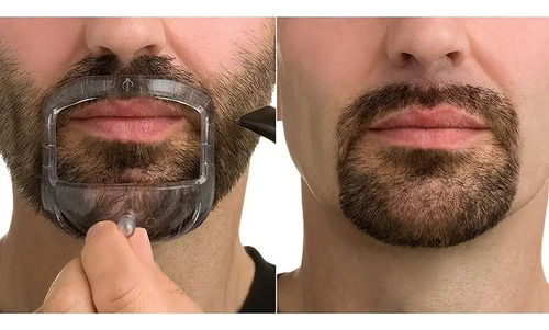 5 Piezas Kit Herramienta Transparente Estilo A Bigote Barba