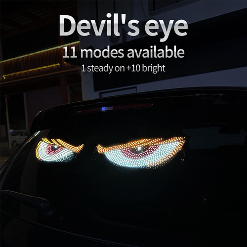 Luces Led Para Parabrisas Trasero Con Luz Led Devil's Eye