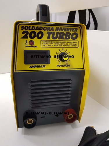 Soldadora Inverter Turbo 200 Concord Electrodo 7000w 2-4mm
