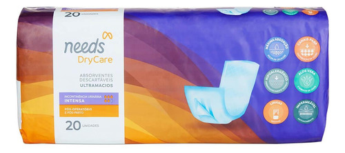 Absorvente P/ Incontinência Urinária Intensa Needs Drycare 2