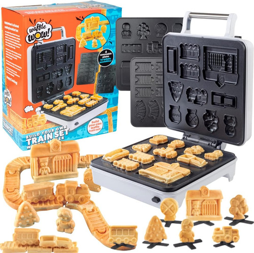 Train Set Waffle Maker - Construya Pistas En Forma De Waffle