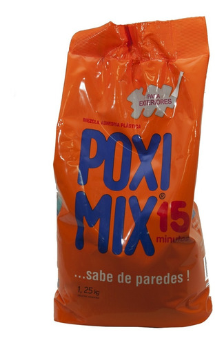 Poxi Mix X 1,25 Kg Mezcla Adhesiva Plastica Pint Liberato